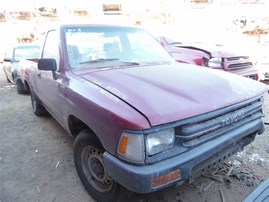 1991 Toyota Truck Burgundy Standard Cab 2.4L MT 2WD #Z22071